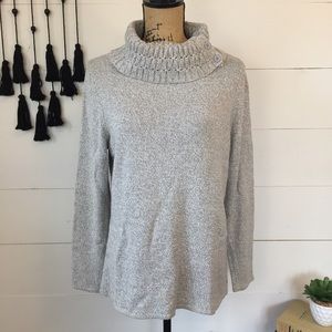 HAMPSHIRE STUDIO Cowl neck sweater size large